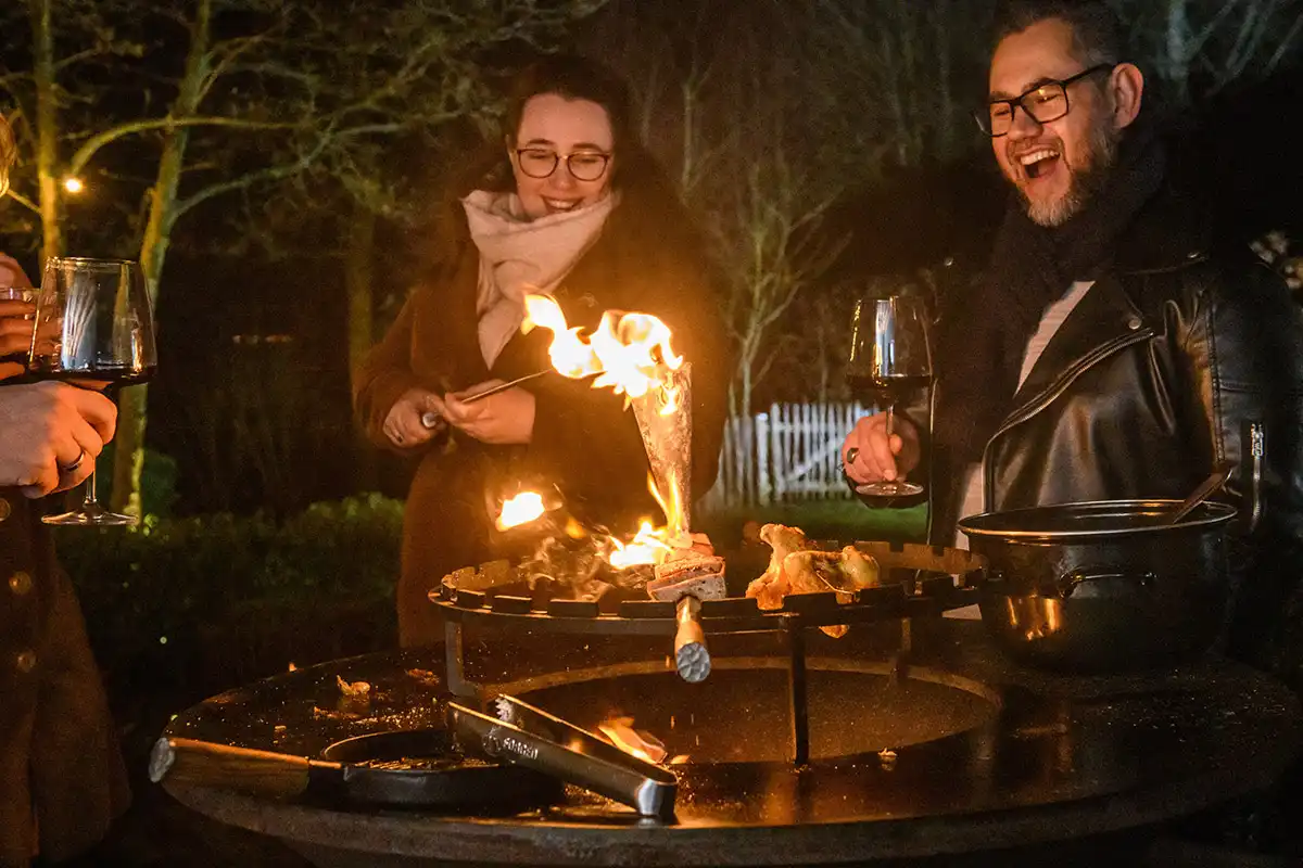 Stimmung am Grill mit Churrasco